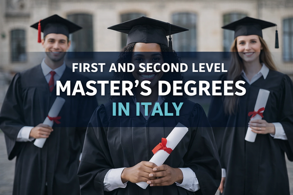First- and Second-Level Master’s Degrees