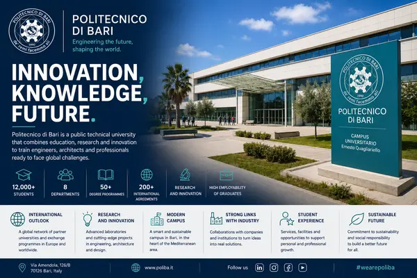 Polytechnic University of Bari: engineering, architecture, and aerospace