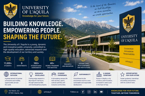 Universidad de L’Aquila: STEM, investigación y renacimiento en Abruzzo.