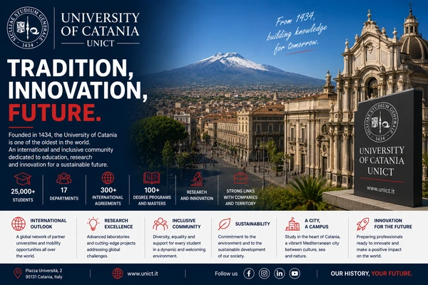 University of Catania: the second largest university in Sicily.