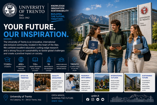 University of Trento: the best university in Italy for average tuition.