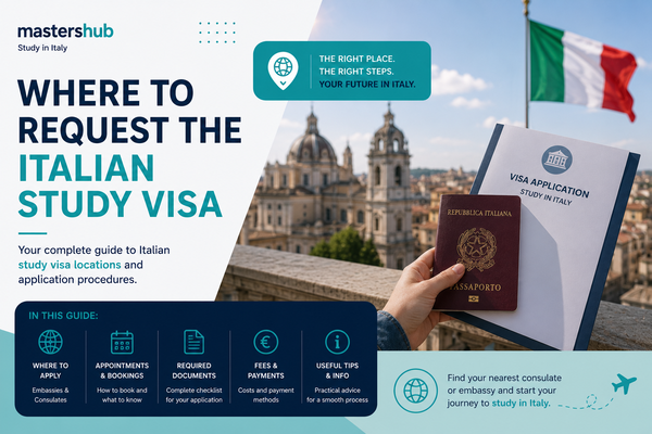 Where to apply for the Italian study visa in 2026