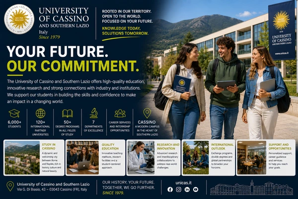 University of Cassino, engineering, economics, and law between Rome and Naples