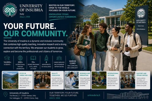 University of Insubria: medicine, science, and law