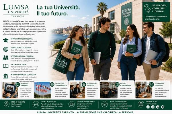LUMSA Taranto: Derecho y Ciencias Sociales