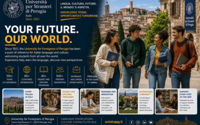 Universidad para Extranjeros de Perugia: la universidad líder en lengua y cultura italianas.