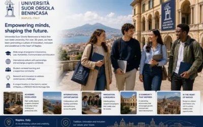Universidad Suor Orsola Benincasa, Ciencias Humanas, Derecho y Diseño