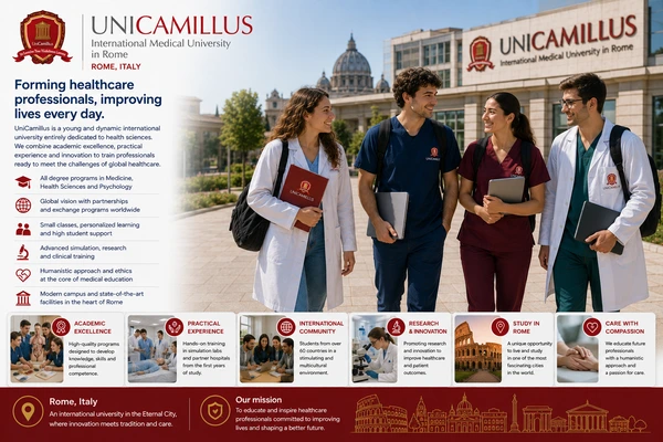 UniCamillus Roma: Medicina y Ciencias de la Salud en inglés