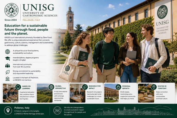 Universidad Pollenzo de Ciencias Gastronómicas: Escuela de Alimentación