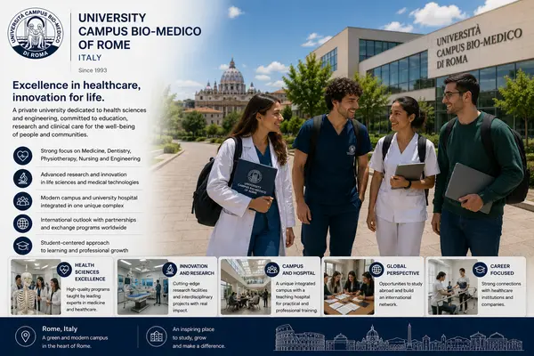 Campus Bio-Medico Roma, medicine and biomedical engineering