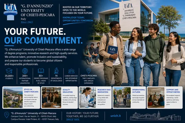 G. d’Annunzio University is the main university of coastal Abruzzo