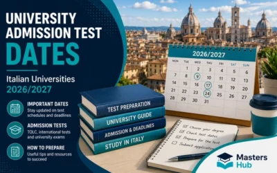 Italy University Admission Test Dates 2026-2027: The Complete Calendar