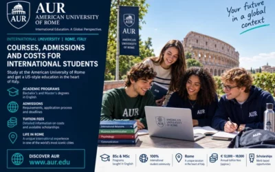 AUR Roma: corsi, ammissioni e costi per studenti