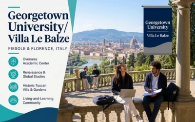 Georgetown Villa Le Balze: study abroad a Fiesole