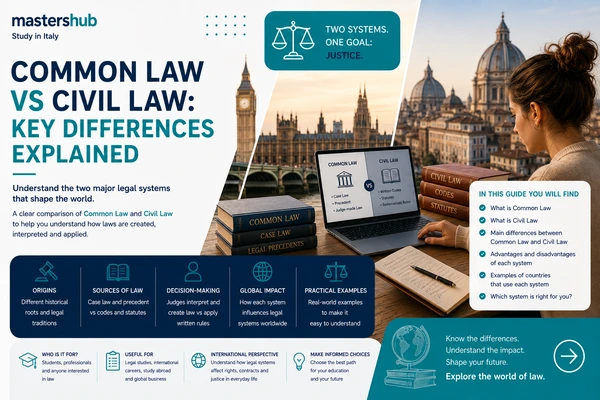 The Evolution of Legal Systems: Common Law vs. Italian Civil Law